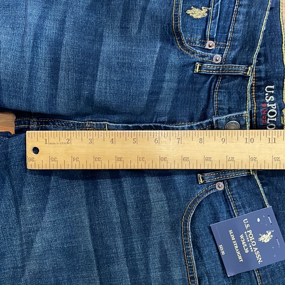 U.S. Polo Association Size 34 x 30 Men’s Stretch Slim Straight Jeans NWT - Picture 7 of 12